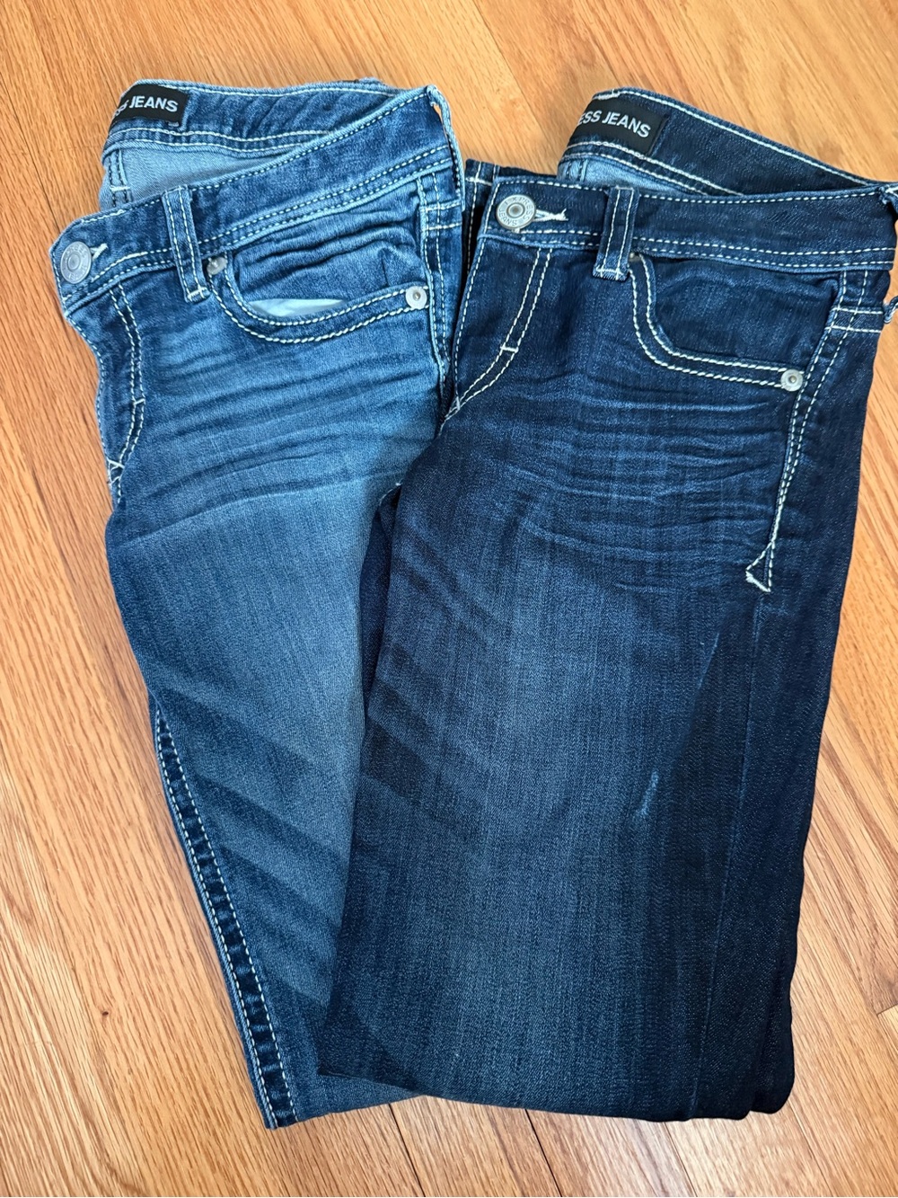 Bundle 2 Express Jeans Stella Low Rise Skinny & Legging Sz 4R Y2K
